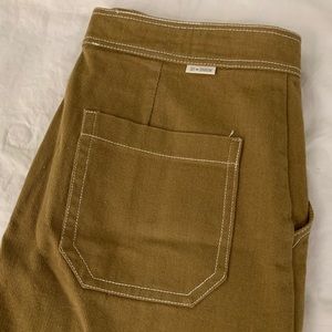 Sky & Sparrow Contrast Stitch Mini Skirt